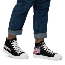 Load image into Gallery viewer, Men’s high top canvas shoes
